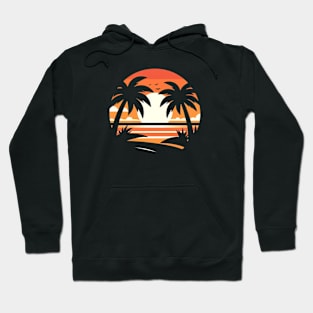 Palm Tree Sunset Hoodie